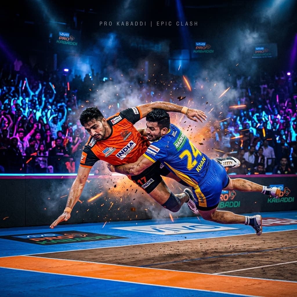 Kabaddi Raid Action